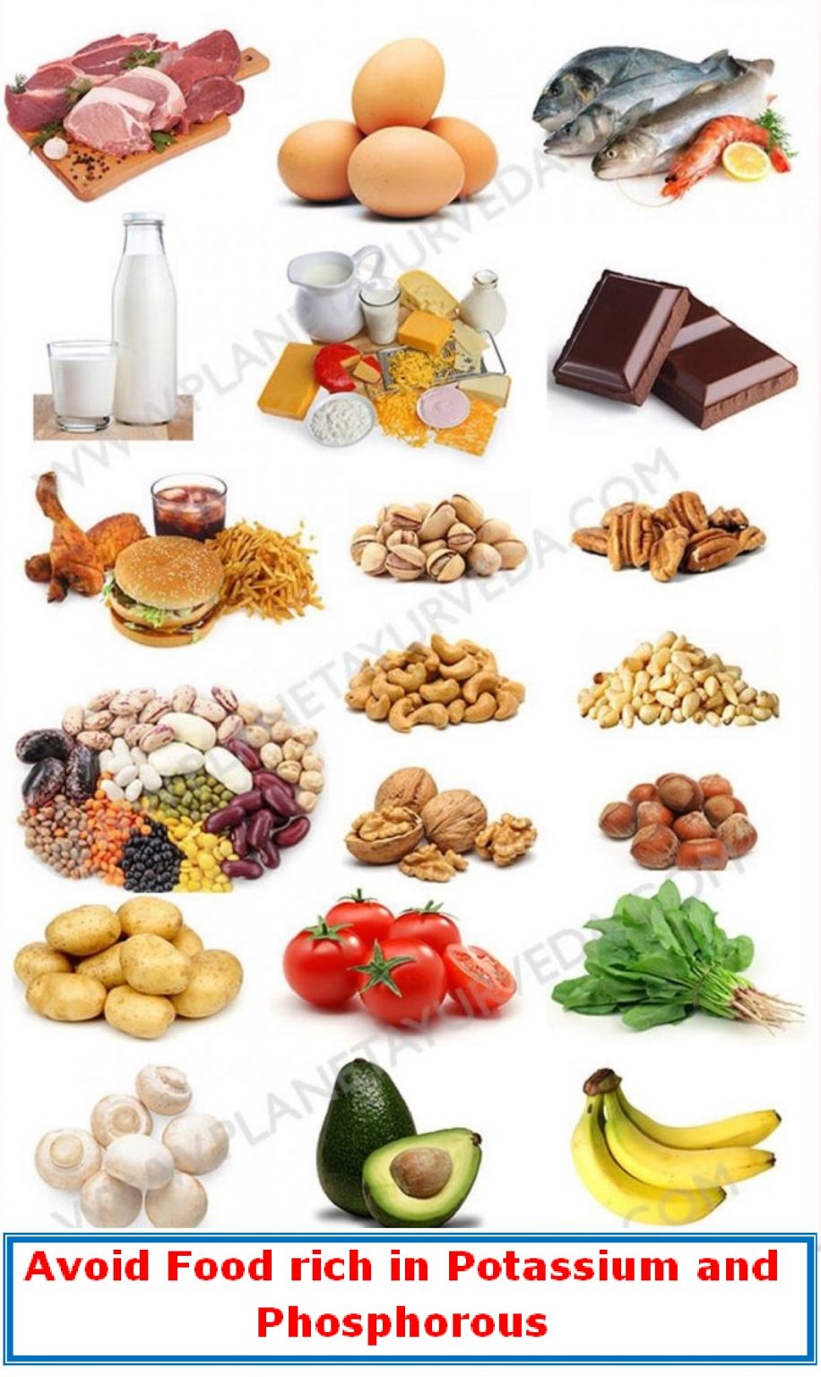 AVOID FOOD RICH IN POTASSIUM AND PHOSPHOROUS My Blog
